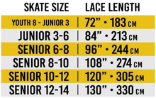 Load image into Gallery viewer, Pro Thin Cloth Hockey Skate Laces